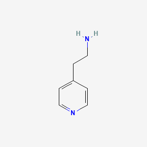 Chemical structure of 4-Pyridineethanamine
