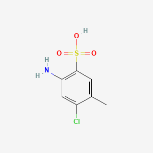 Chemical structure of 2-Chloro-p-toluidine-5-sulfonic acid