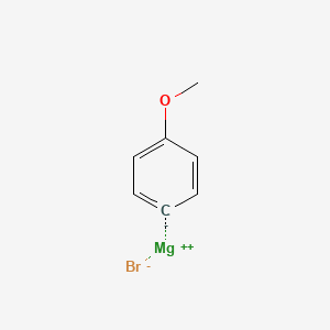 Chemical structure of 4-Anisylmagnesium bromide