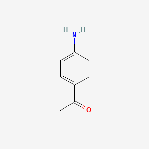 Chemical structure of p-Aminoacetophenone
