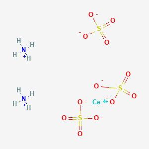 Chemical structure of Ammonium cerium(IV) sulfate hydrate