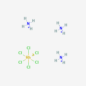 Chemical structure of Triammonium hexachlororhodate