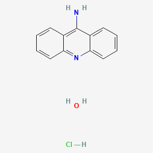 Chemical structure of 9-Aminoacridine hydrochloride monohydrate