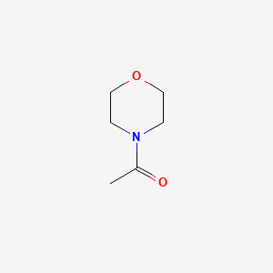 Chemical structure of 4-Acetylmorpholine