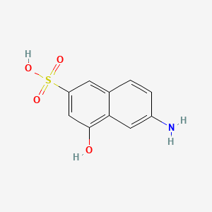 Chemical structure of 2-Amino-8-naphthol-6-sulfonic Acid