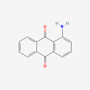 Chemical structure of 1-Aminoanthraquinone