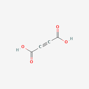Chemical structure of 2-Butynedioic acid