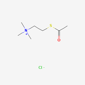 Chemical structure of Acetylthiocholine chloride