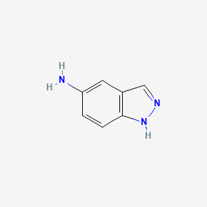 Chemical structure of 5-Aminoindazole