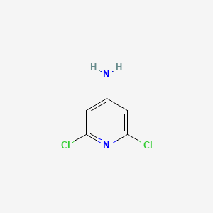 Chemical structure of 4-Amino-2,6-dichloropyridine