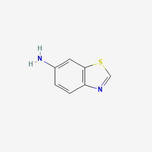 Chemical structure of 6-Aminobenzothiazole
