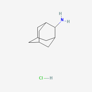 Chemical structure of 2-Adamantylamine hydrochloride