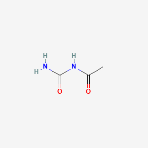 Chemical structure of Acetylurea