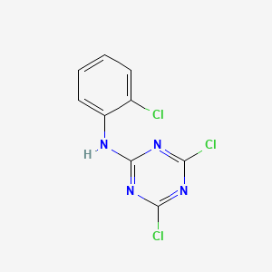 Chemical structure of Anilazine solution