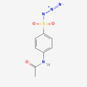 Chemical structure of 4-Acetamidobenzenesulfonyl azide