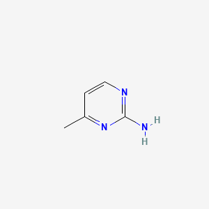 Chemical structure of 2-Amino-4-methylpyrimidine