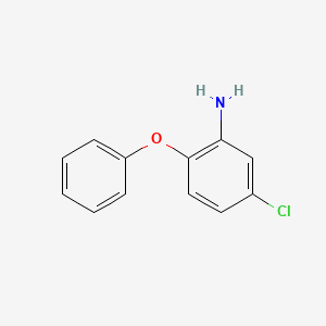 Chemical structure of 5-Chloro-2-phenoxyaniline