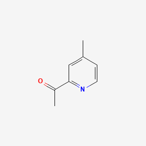 Chemical structure of 2-Acetyl-4-methylpyridine