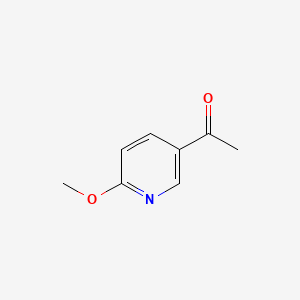 Chemical structure of 5-Acetyl-2-methoxypyridine