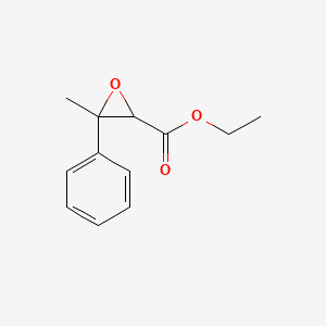 Chemical structure of Ethyl 3-methyl-3-phenylglycidate