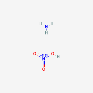 Chemical structure of Ammonium nitrate-15N