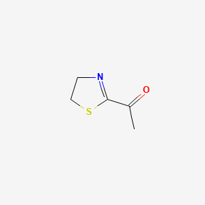 Chemical structure of 2-Acetyl-2-thiazoline
