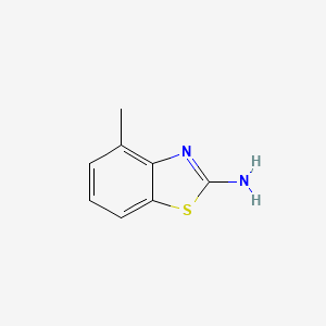 Chemical structure of 2-Amino-4-methylbenzothiazole