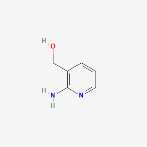 Chemical structure of 2-Aminopyridine-3-methanol