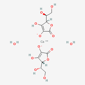 Chemical structure of Calcium L-ascorbate dihydrate