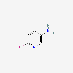 Chemical structure of 5-Amino-2-fluoropyridine