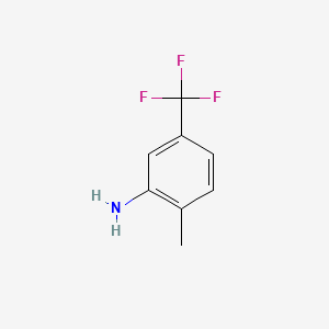 Chemical structure of 3-Amino-4-methylbenzotrifluoride