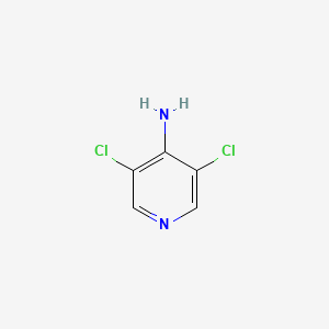 Chemical structure of 4-Amino-3,5-dichloropyridine