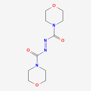 Chemical structure of Azodicarboxylic dimorpholide