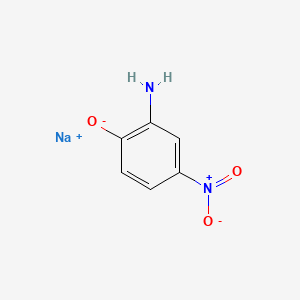 Chemical structure of Sodium 2-amino-4-nitrophenoxide