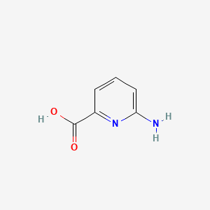 Chemical structure of 6-Aminopyridine-2-carboxylic acid