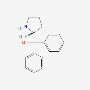 Chemical structure of Diphenylprolinol
