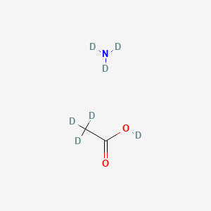 Chemical structure of Ammonium acetate-d?