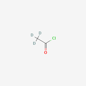 Chemical structure of Acetyl chloride-d?