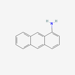 Chemical structure of 1-Aminoanthracene