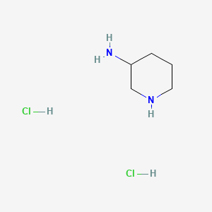 Chemical structure of 3-Aminopiperidine dihydrochloride