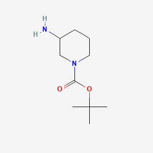 Chemical structure of 1-BOC-3-Aminopiperidine