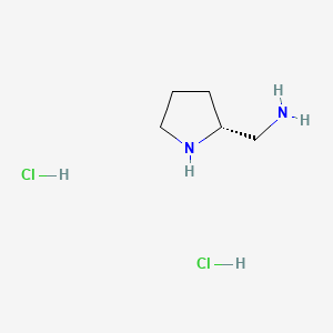 Chemical structure of (R)-2-(Aminomethylpyrrolidine dihydrochloride