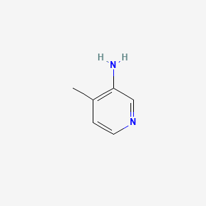 Chemical structure of 3-Amino-4-picoline