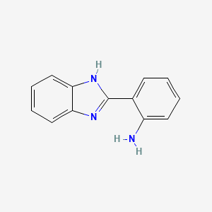 Chemical structure of 2-(1H-benzimidazol-2-yl)aniline