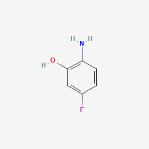 Chemical structure of 2-Amino-5-fluorophenol