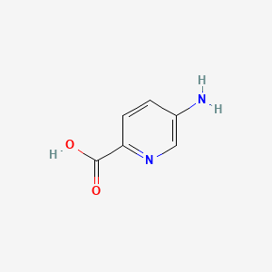 Chemical structure of 5-Aminopyridine-2-carboxylic acid
