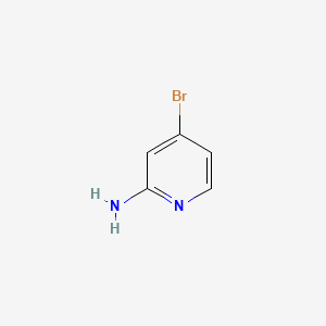 Chemical structure of 2-Amino-4-bromopyridine