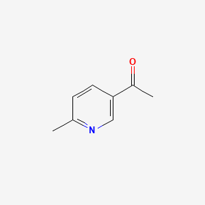 Chemical structure of 5-Acetyl-2-methylpyridine
