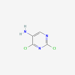 Chemical structure of 5-Amino-2,4-dichloropyrimidine