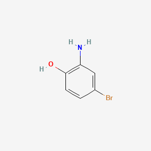 Chemical structure of 2-Amino-4-bromophenol
